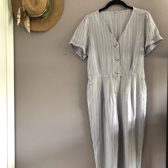 Dresses & Skirts - Periwinkle Striped Jumpsuit